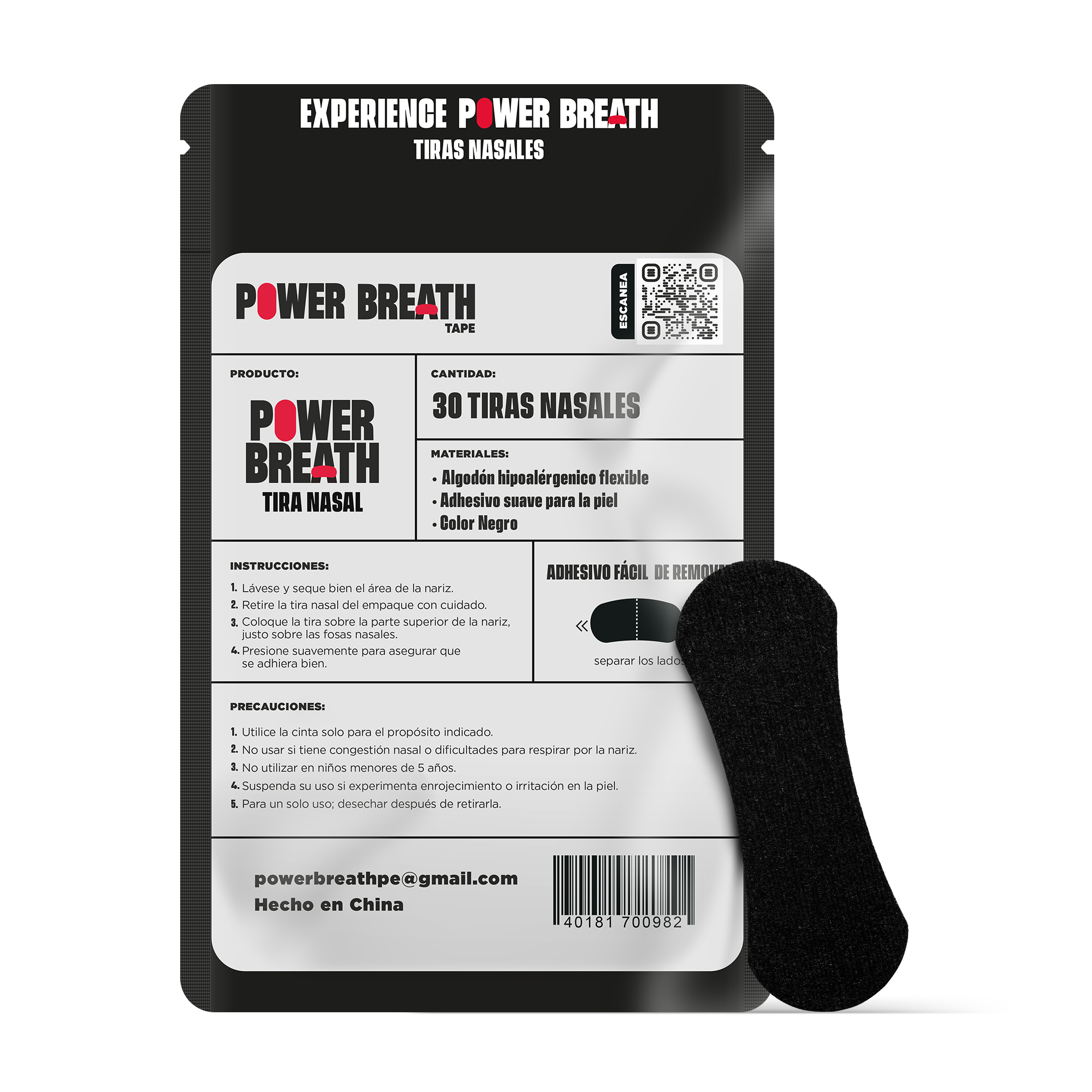 Tira Nasal Transparente - Imagen 2