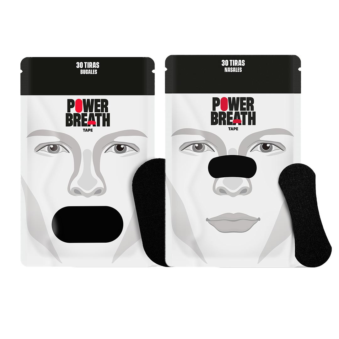 Tira Nasal + Tira Bucal en Negro